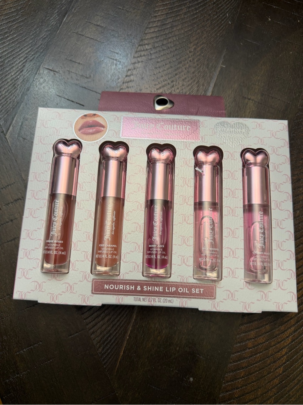 adidas Lip Oil Set - Rose Gold & Pink Tones